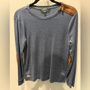 Ralph Lauren Navy Blue Top